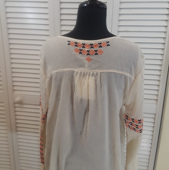 Joie Cream Tunic Blouse  NWT - Picture 5 of 8